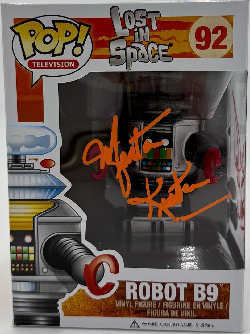 Marta Kristen (signed twice) & Billy Mumy signed Funko #92 (Lost in Space) - JSA and Beckett COA